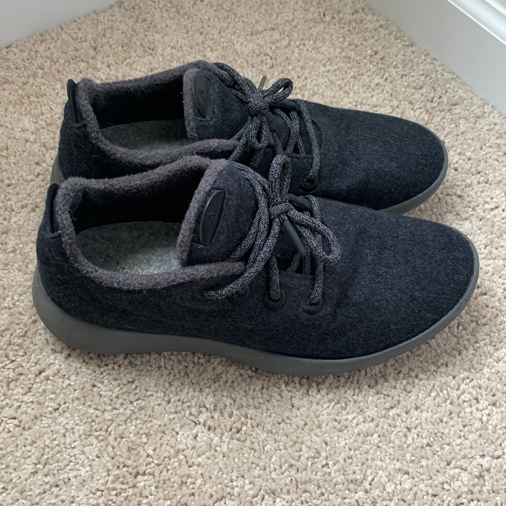 Allbirds Wool Runners Sneakers Gray/black Men’s Size 9